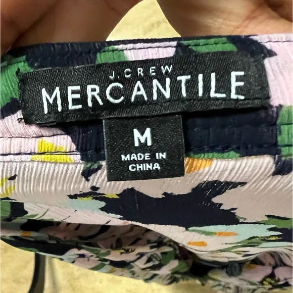 J.Crew J Crew Drapey Tie-Front Floral Dress - Women | Color: Pink | Size: M - Picture 9 of 10